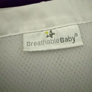 BreathableBaby White Mesh Mini Crib Liner